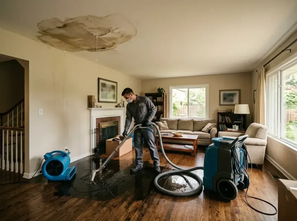 attic-pipe-burst-ceiling-drip-008 — frequently asked questions, Water Damage Restoration & Carpet Care in Triangle, VA